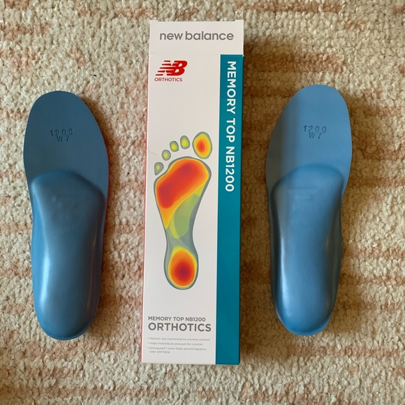 new balance memory top nb1200 orthotics